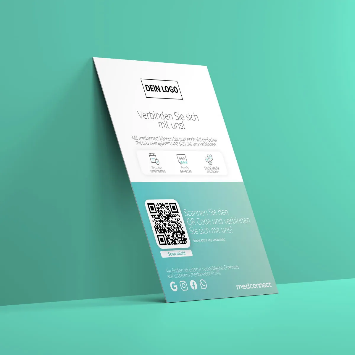 medconnect QR Code Card – Ansicht 2