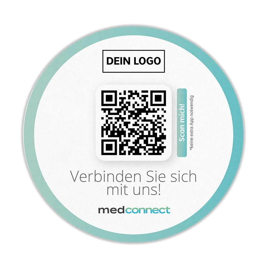 medconnect QR Code Sticker – Ansicht 2