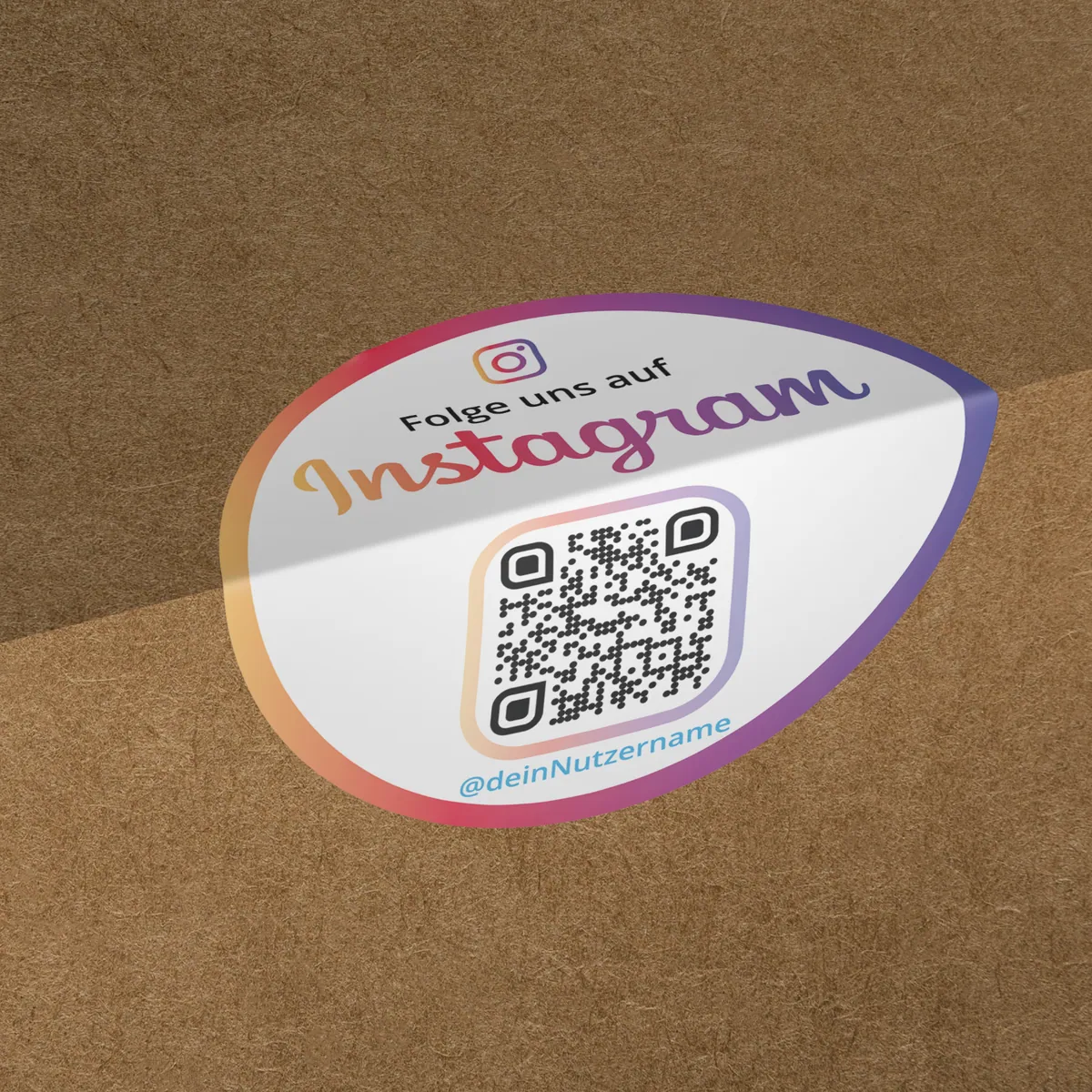 Instagram Aufkleber Etiketten Rolle Clean – Ansicht 2