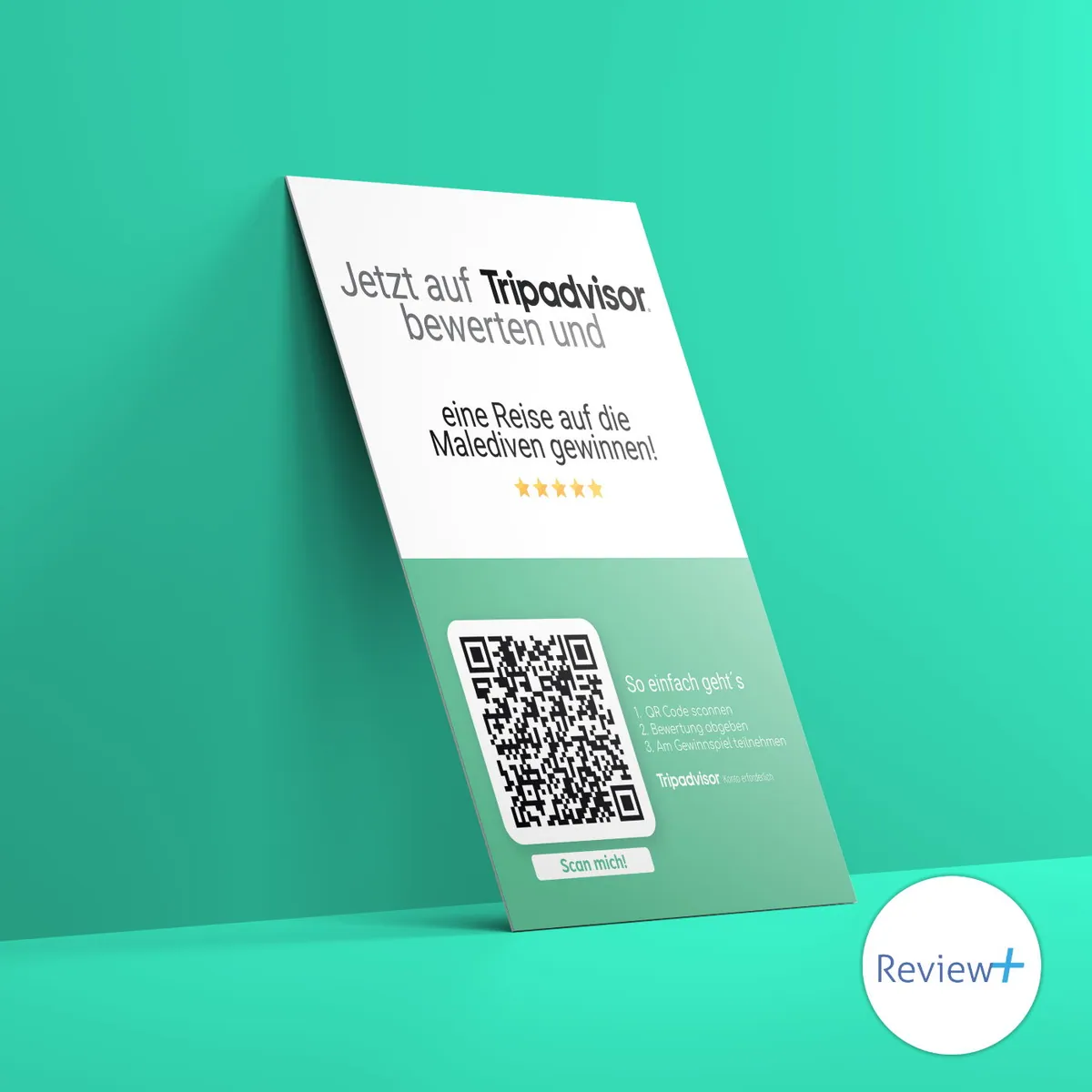 Review+ TripAdvisor Bewertungskarte Gewinnspiel – Ansicht 2