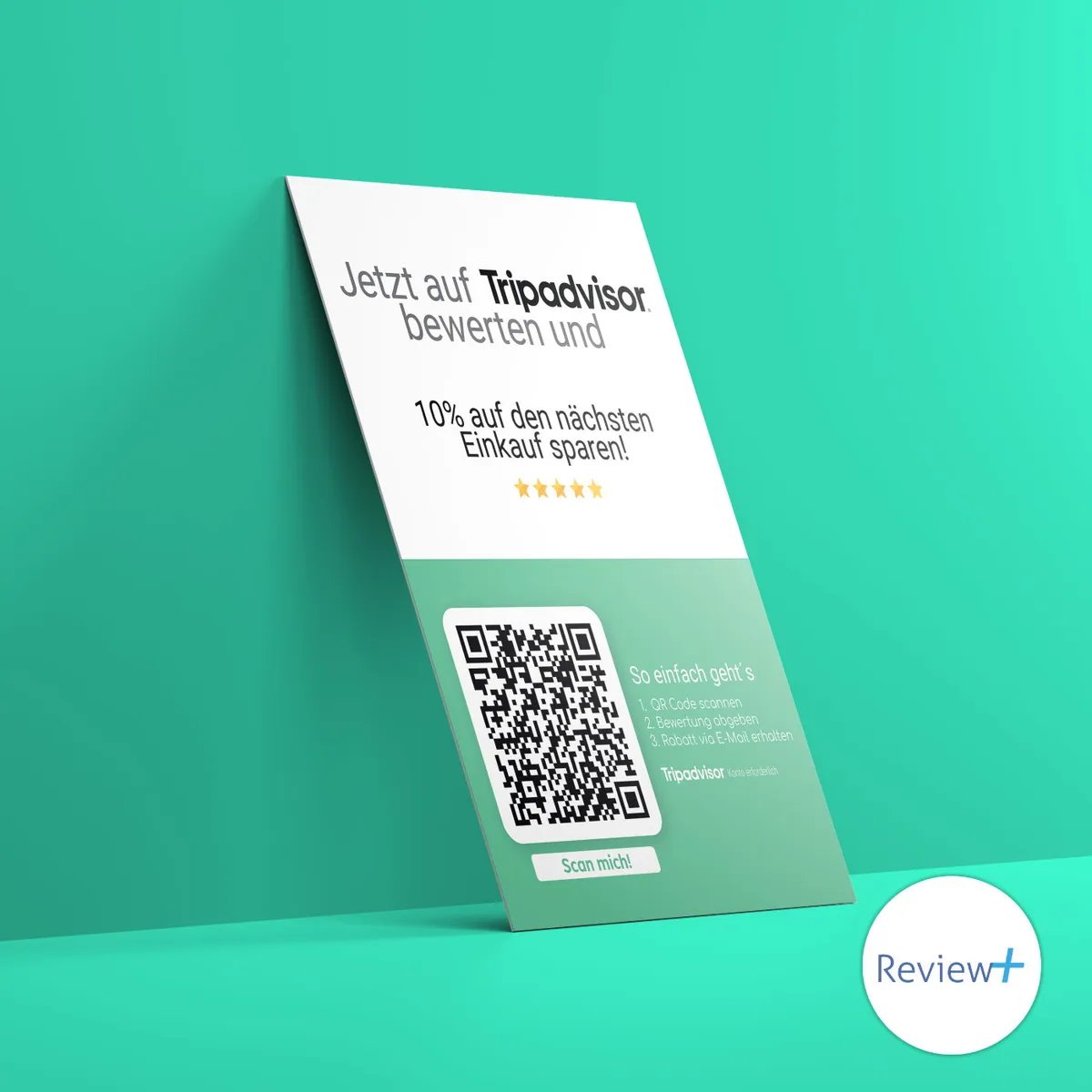 Review+ TripAdvisor Bewertungskarte Sparaktion – Ansicht 2