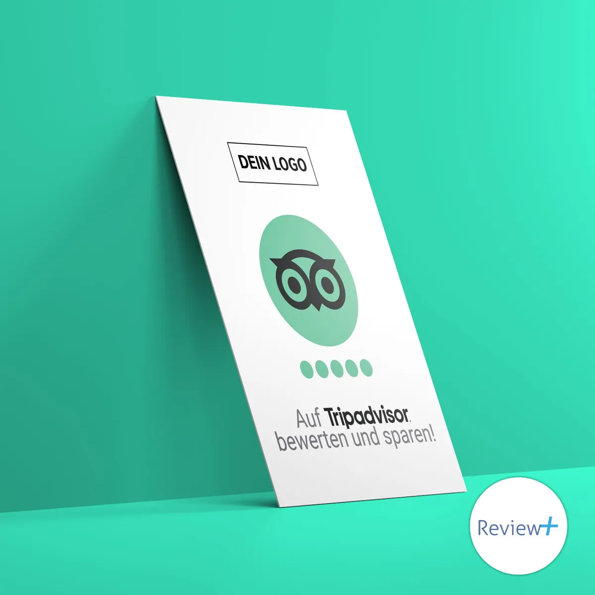Review+ TripAdvisor Bewertungskarte Sparaktion