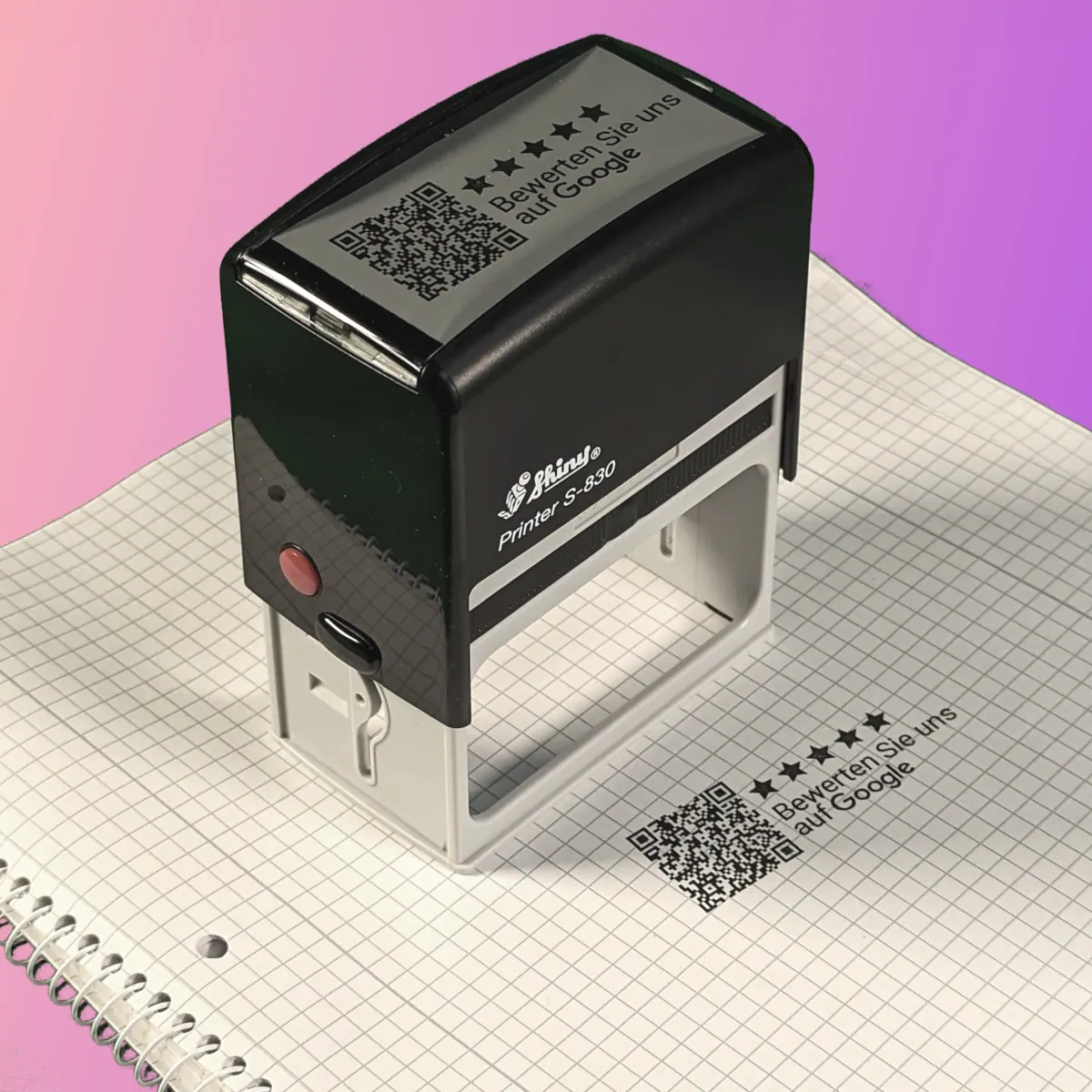 Google QR-Code Stempel – Bewertungen mit einem Stempel sammeln