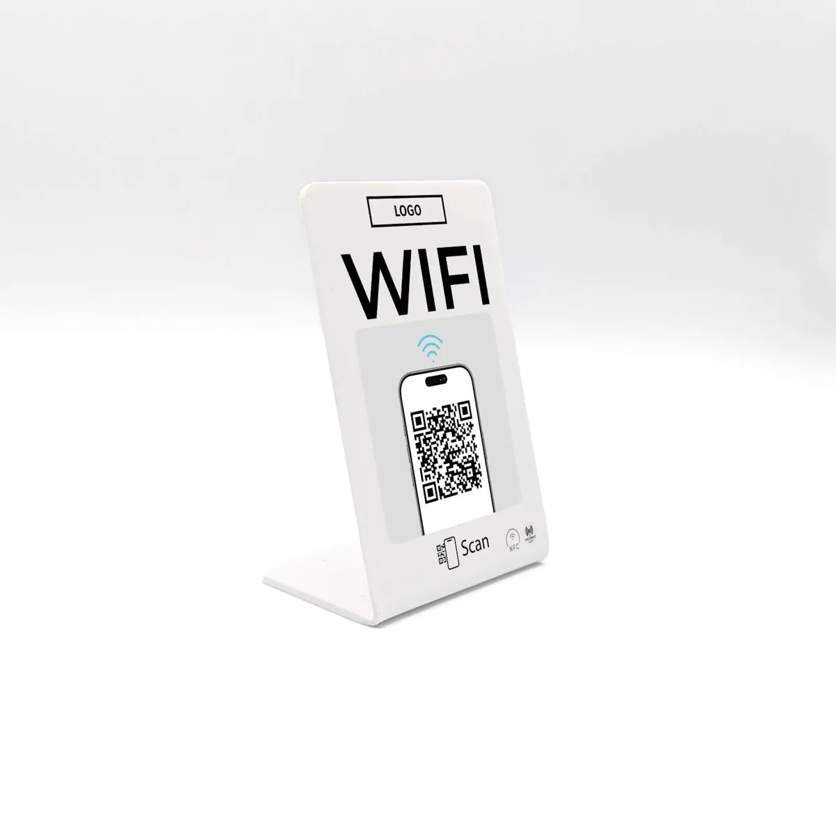WIFI HOTSPOT LITE QR Code / NFC Tischaufsteller