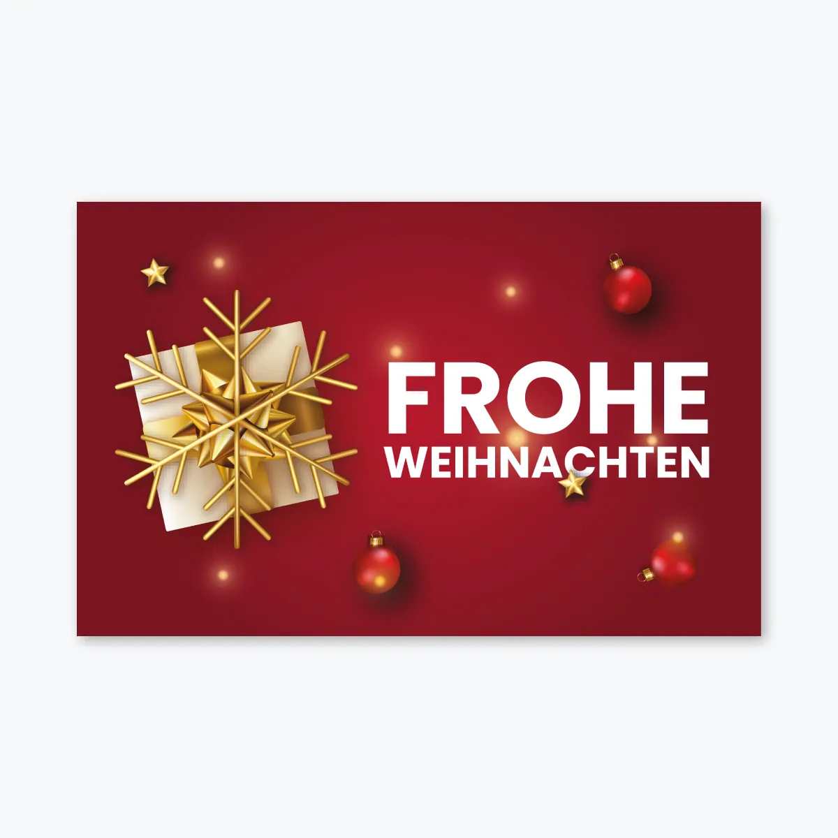 Google Bewertung Visitenkarte – Standard PRO XMAS Edition – Ansicht 2