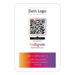 Suivez-nous sur Instagram. Carte de visite «&nbsp;Couleur&nbsp;» avec code QR Instagram – Image 3