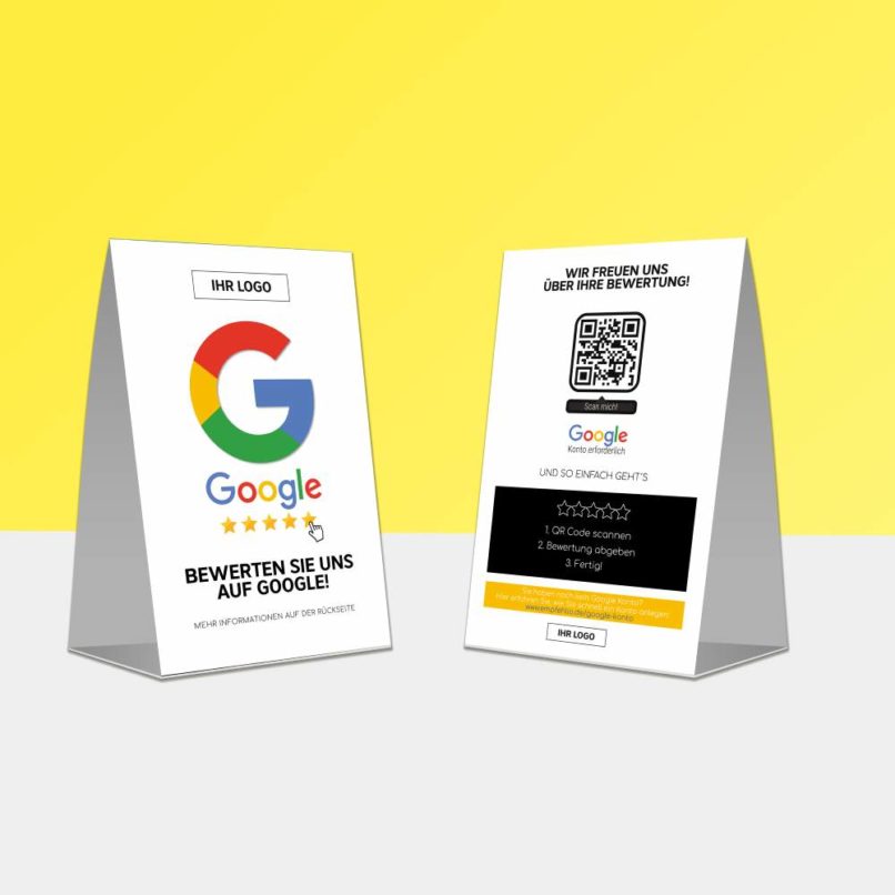Google Bewertung QR Code Mit BewertungsQR Codes mehr Google Bewertungen erhalten empfehlio