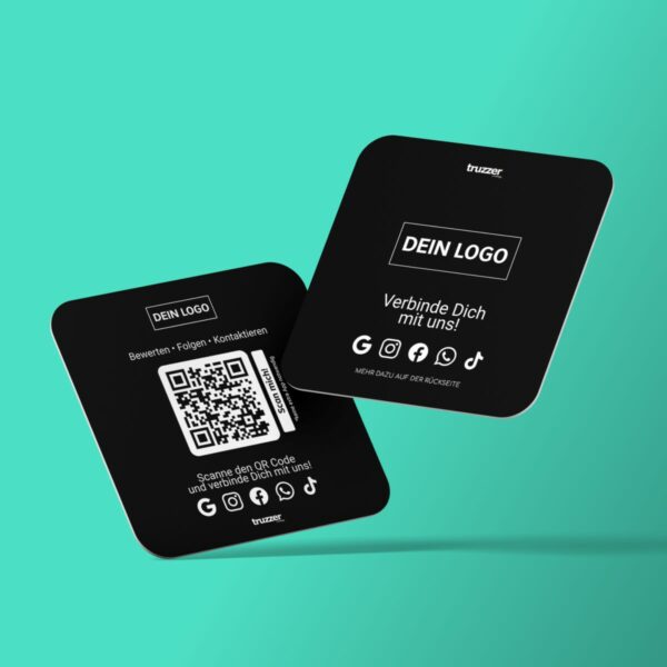 truzzer Card Square "Black"