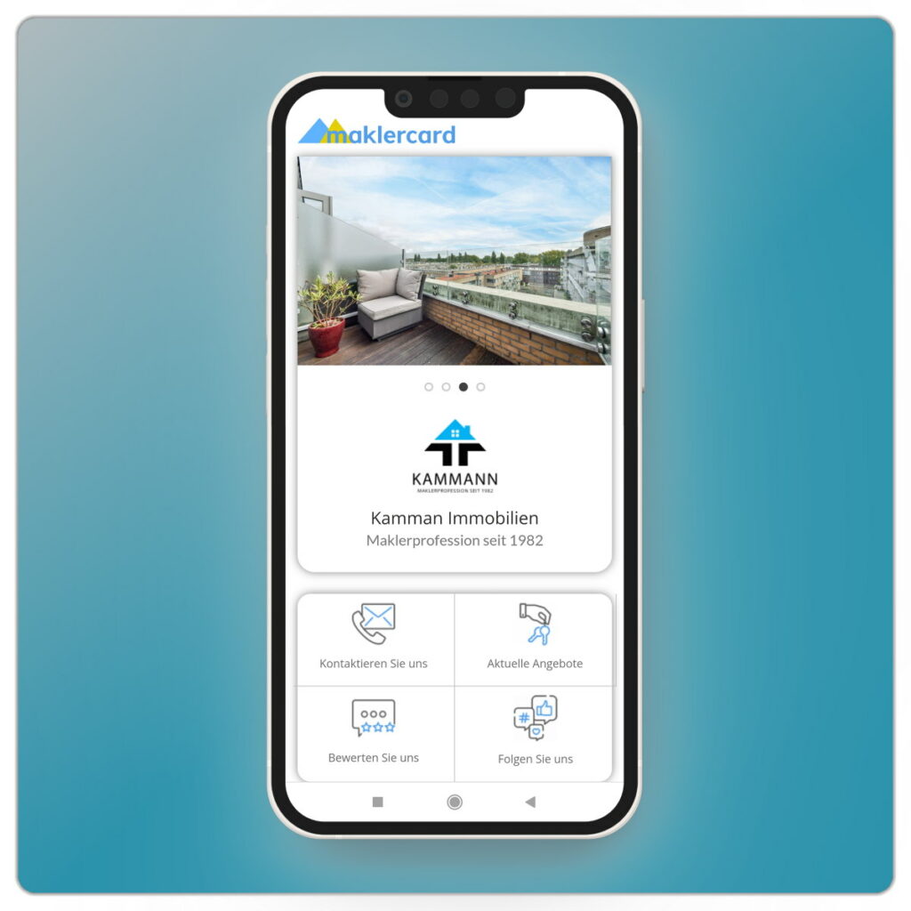 makler digitale visitenkarte für immobilienmakler empfehlio s 113