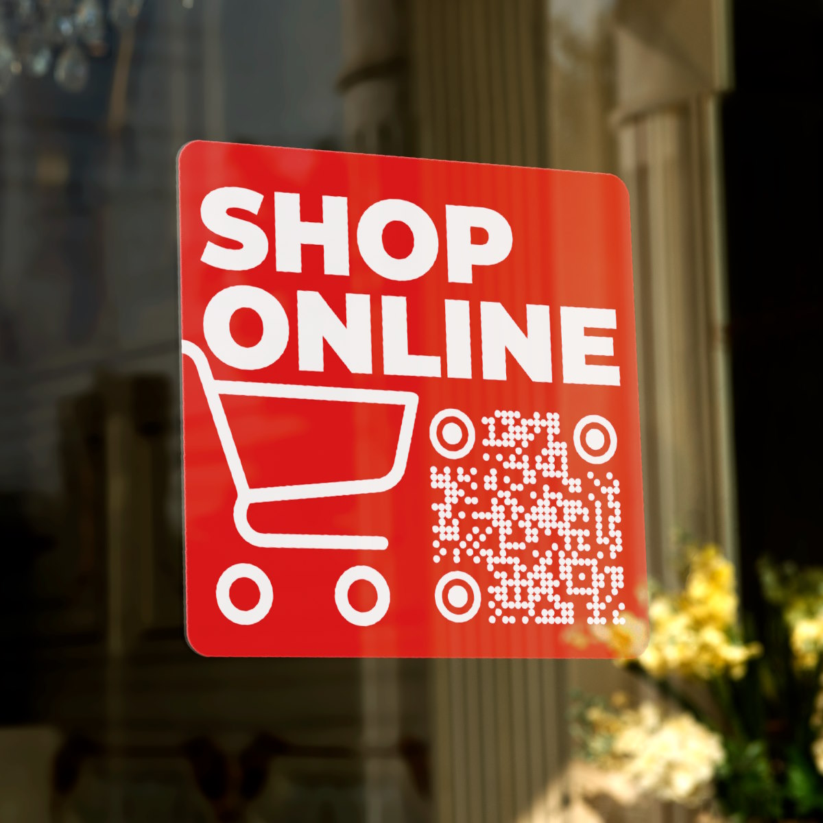 Shop online Sticker mit QR Code - empfehlio