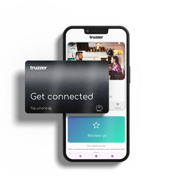 truzzer smart Metall NFC Visitenkarte / vcard