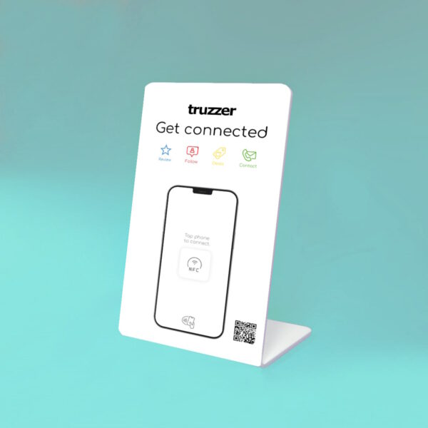 truzzer smart vcard NFC Aufsteller / Display