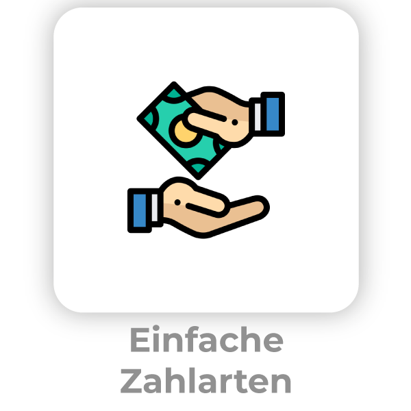 Mehr Zahlarten