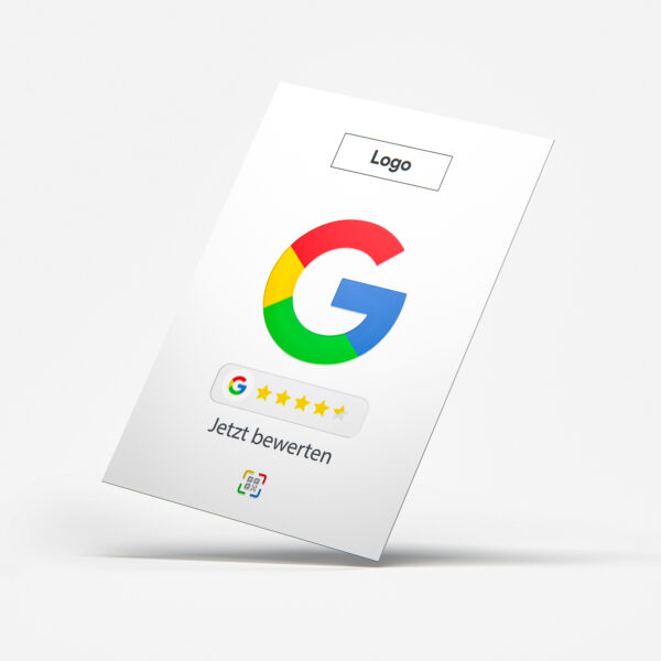 Bewerten Sie uns auf Google Karte "G" mit exklusivem UV Lack