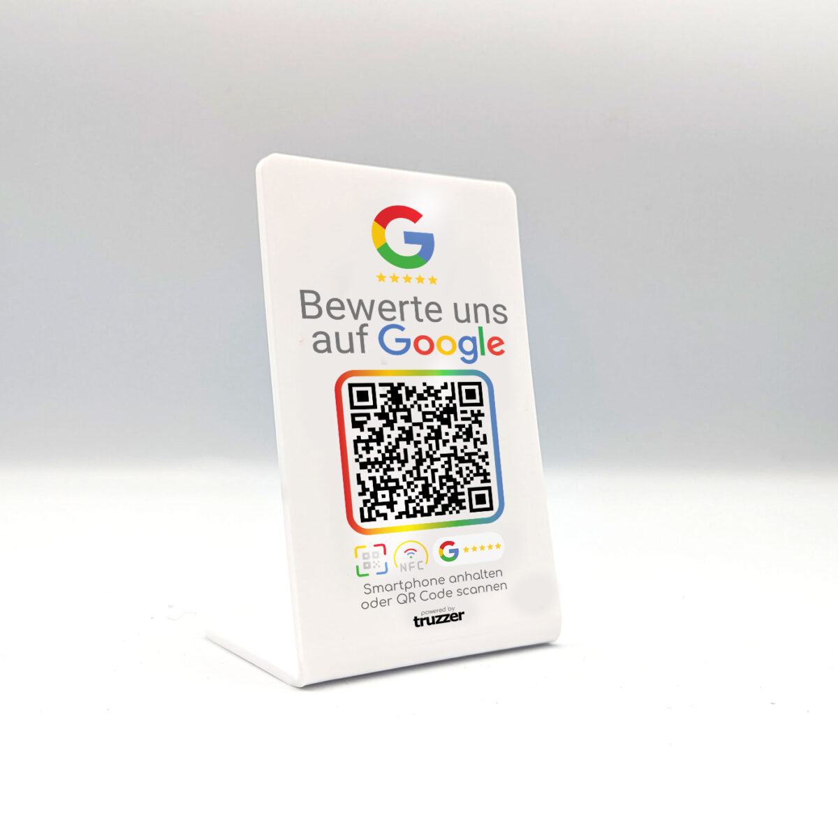 Google Bewertung NFC Bundle Evo - NFC Stand + Plate White Edition – Bild 3