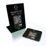 Google Bewertung NFC Bundle Evo - NFC Stand + Plate Black Edition