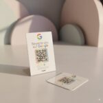 Google Bewertung NFC Bundle Evo - NFC Stand + Plate White Edition