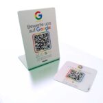 Google Bewertung NFC Bundle Evo - NFC Stand + Plate White Edition