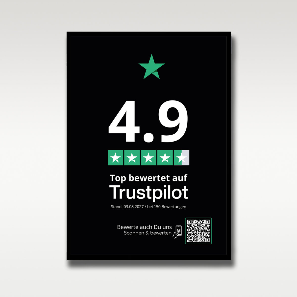 Trustpilot Poster mit QR-Code – mehr authentische Bewertungen für Dein Unternehmen – Bild 2