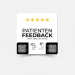 Patienten Feedback Sticker mit NFC & QR-Code – Bild 2