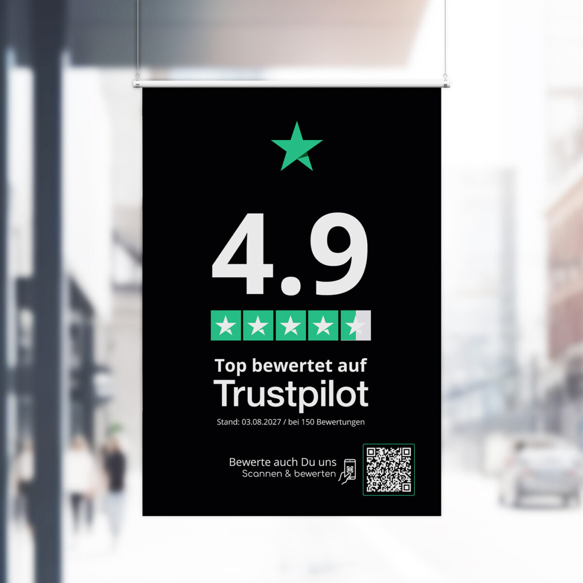 Trustpilot Poster mit QR-Code – mehr authentische Bewertungen für Dein Unternehmen – Bild 3