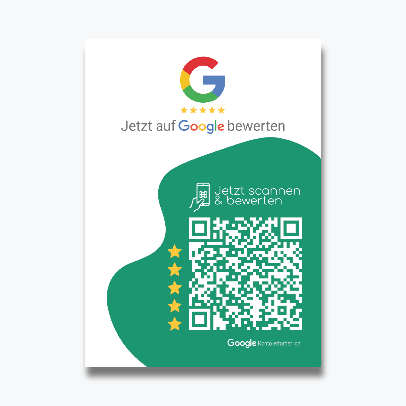 Google-QR-Bewertung-Karte-friend-back Google Bewertung QR Karte "Friend" – Bild 2