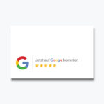 Google Bewertung QR Code Visitenkarte Standard Pro