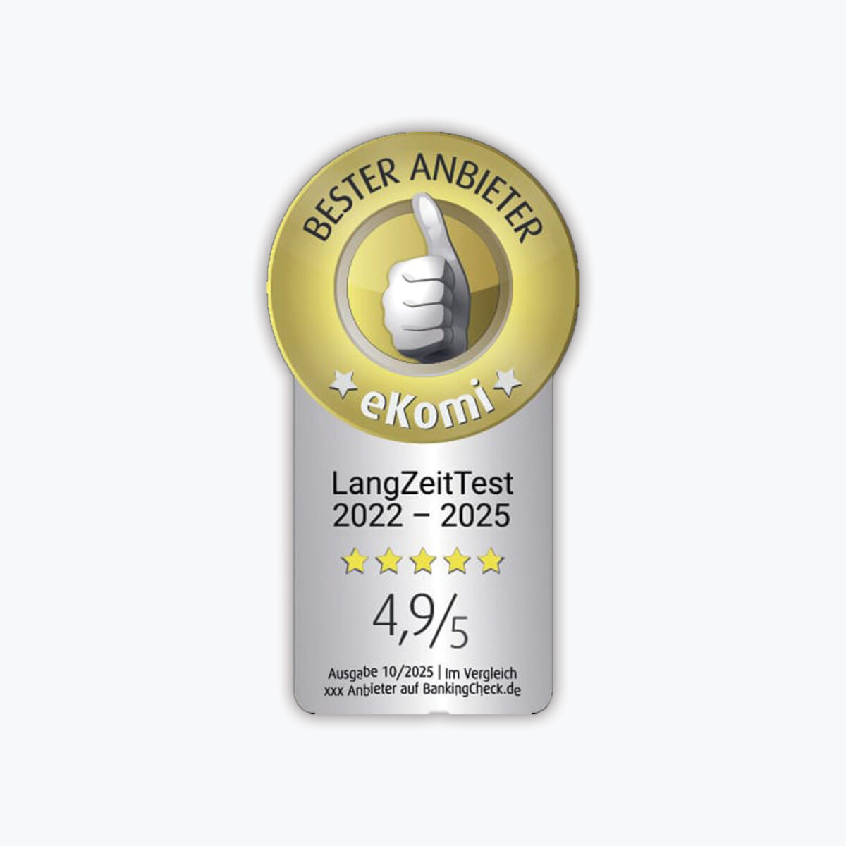 BankingCheck Testsiegel [Digital] – Bild 5
