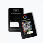 Terminkarten mit Google Bewertung QR Code "G" Design – Bild 2