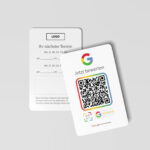 Terminkarten mit Google Bewertung QR Code "G" Design – Bild 3