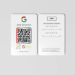 Terminkarten mit Google Bewertung QR Code "G" Design – Bild 4