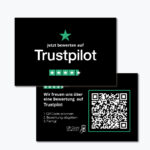 Trustpilot Bewertung QR Code Visitenkarte Standard – Bild 3