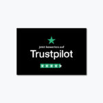 Trustpilot Bewertung QR Code Visitenkarte Standard