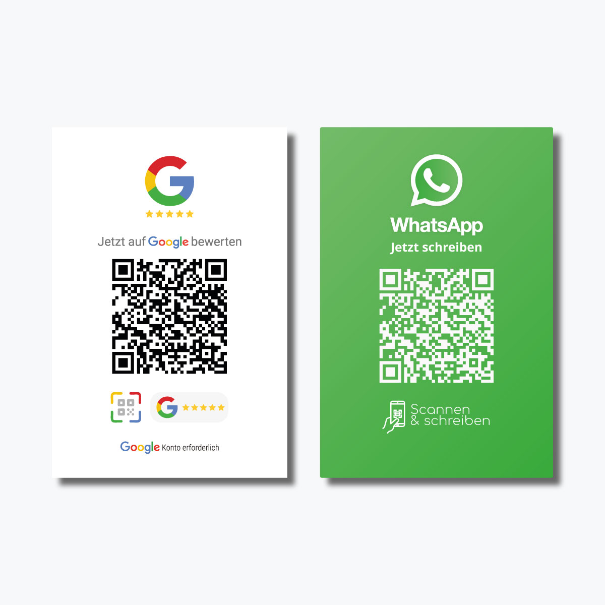 gogle-whats-app Google & WhatsApp Starter Visitenkarte – QR Code – Bild 1