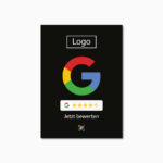 Bewerten Sie uns auf Google Karte Fresh Black