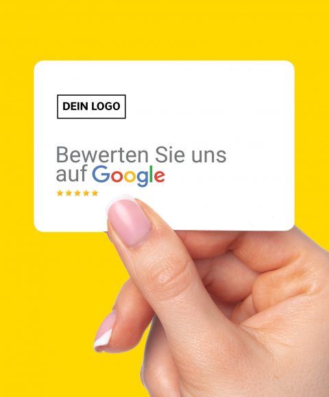 bewerten Sie uns auf Google Visitenkarte clean bewerten Sie uns auf Google Visitenkarte clean