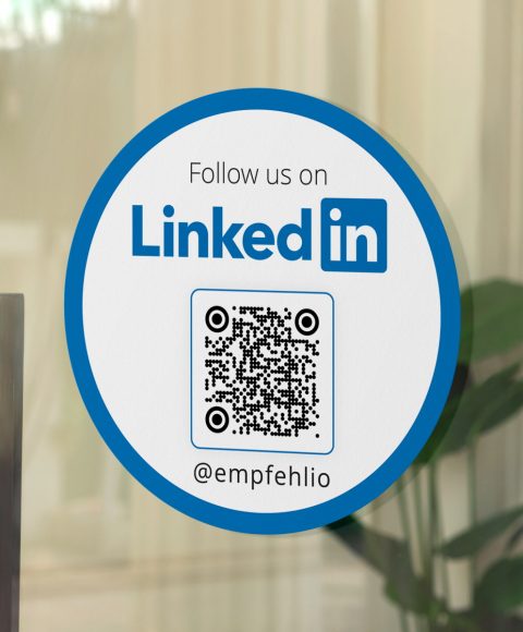 follow us on linkedin sticker round follow us on linkedin sticker round