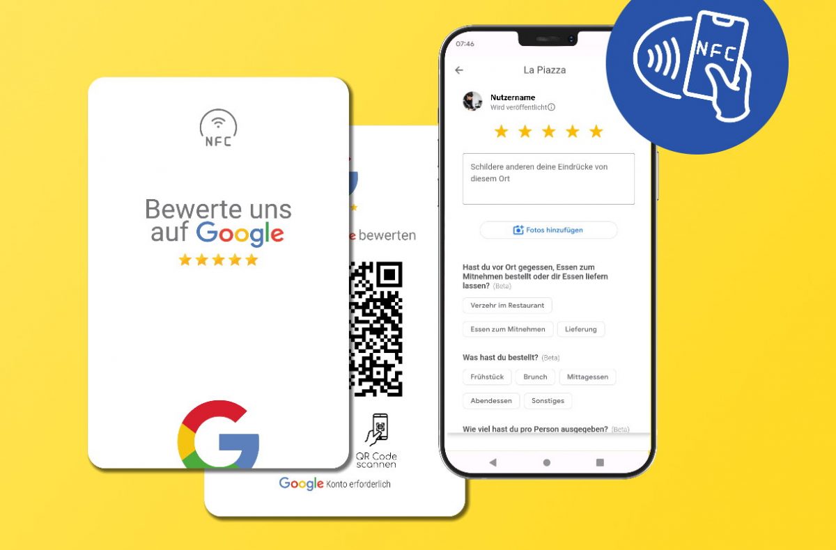 google bewertung nfc karte empfehlio 3 2 google bewertung nfc karte empfehlio 3 2