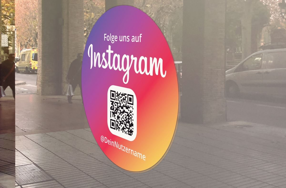instagram aufkleber online bestellen mit namen und qr code instagram aufkleber online bestellen mit namen und qr code