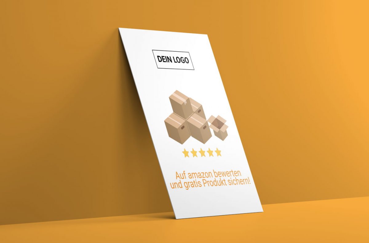 review+ bewertungskarte amazon gratis produkt cover