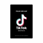 Folge uns auf TikTok Visitenkarte "Clean" – Bild 3