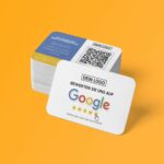 Bewerten Sie uns auf Google Visitenkarte "Dezent" mit Google Bewertung QR Code – Bild 4