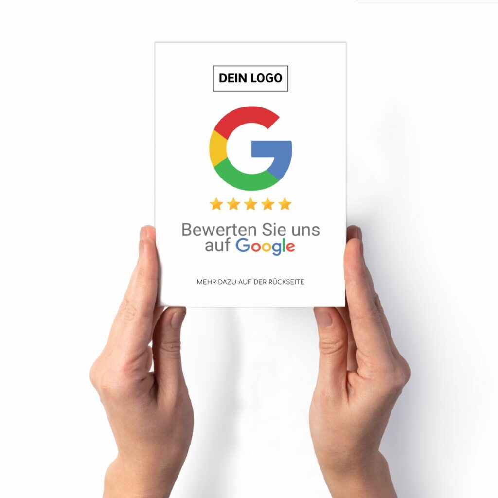 bewertungskarte übergeben