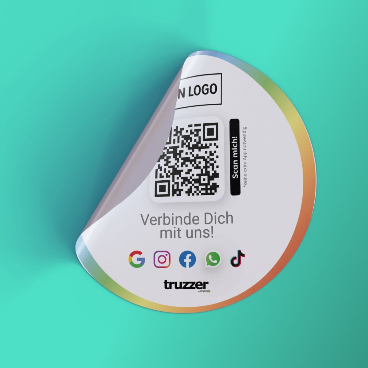 truzzer Sticker "White" [Digital] – Bild 2
