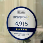 BankingCheck Score Aufkleber