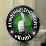eKomi Vertrauens-Siegel Sticker – Bild 3