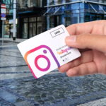Folge uns auf Instagram Visitenkarte "Iconic" mit Instagram QR Code – Bild 2