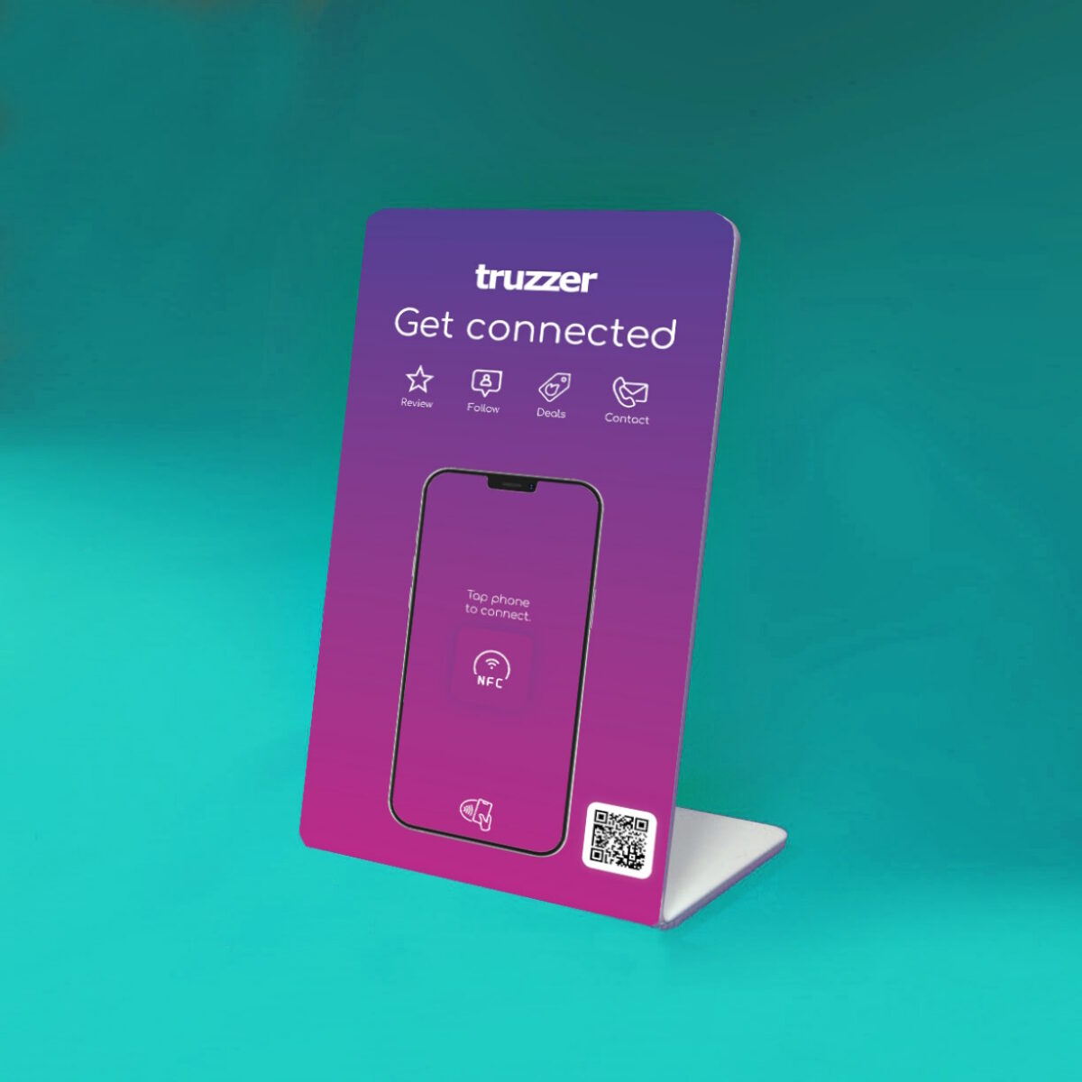 truzzer smart vcard NFC Aufsteller / Display – Bild 6