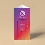Folge uns auf Instagram NFC Tischaufsteller Triangl – Bild 2