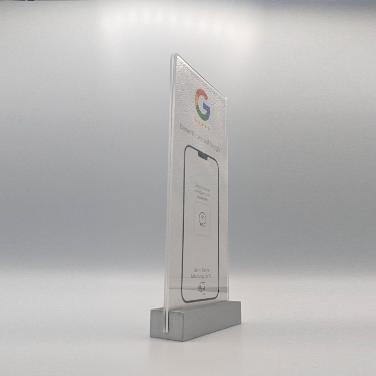 switchTAG clean - NFC Tischaufsteller mit wechselbarem Inlay – Bild 5